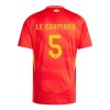 Camisola do Espanha Robin Le Normand 5 Equipamento Principal Euro 2024 Camisola do Espanha Robin Le Normand 5 Equipamento Principal Euro 2024